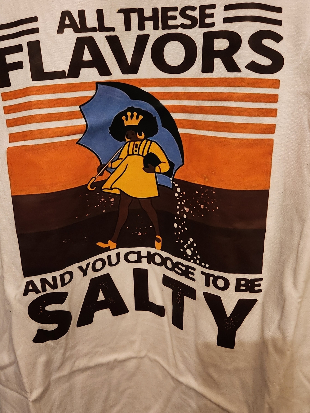 Kids 'All These Flavors' Graphic Tee - Yellow/Blue/Black
